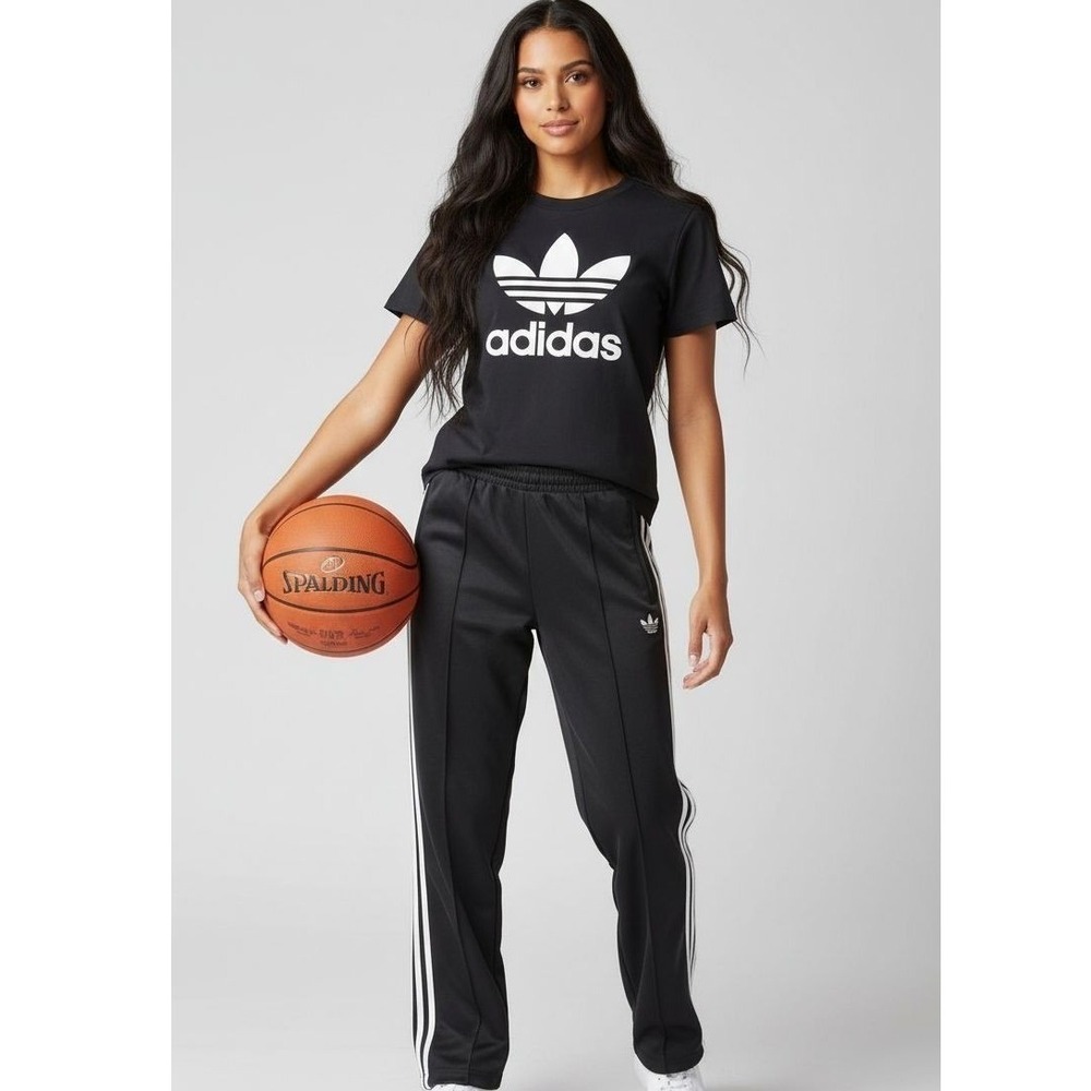 Adidas Unisex Basketball Tear Away Pants Black W-2X/M-XL JM9960 Snap Side